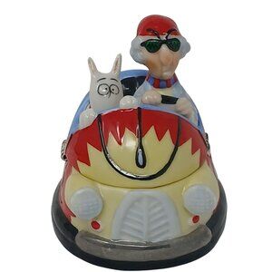 VTG Maxine Shoebox Grumpy Bumper Hinged Trinket Box J. Wagner Ceramic